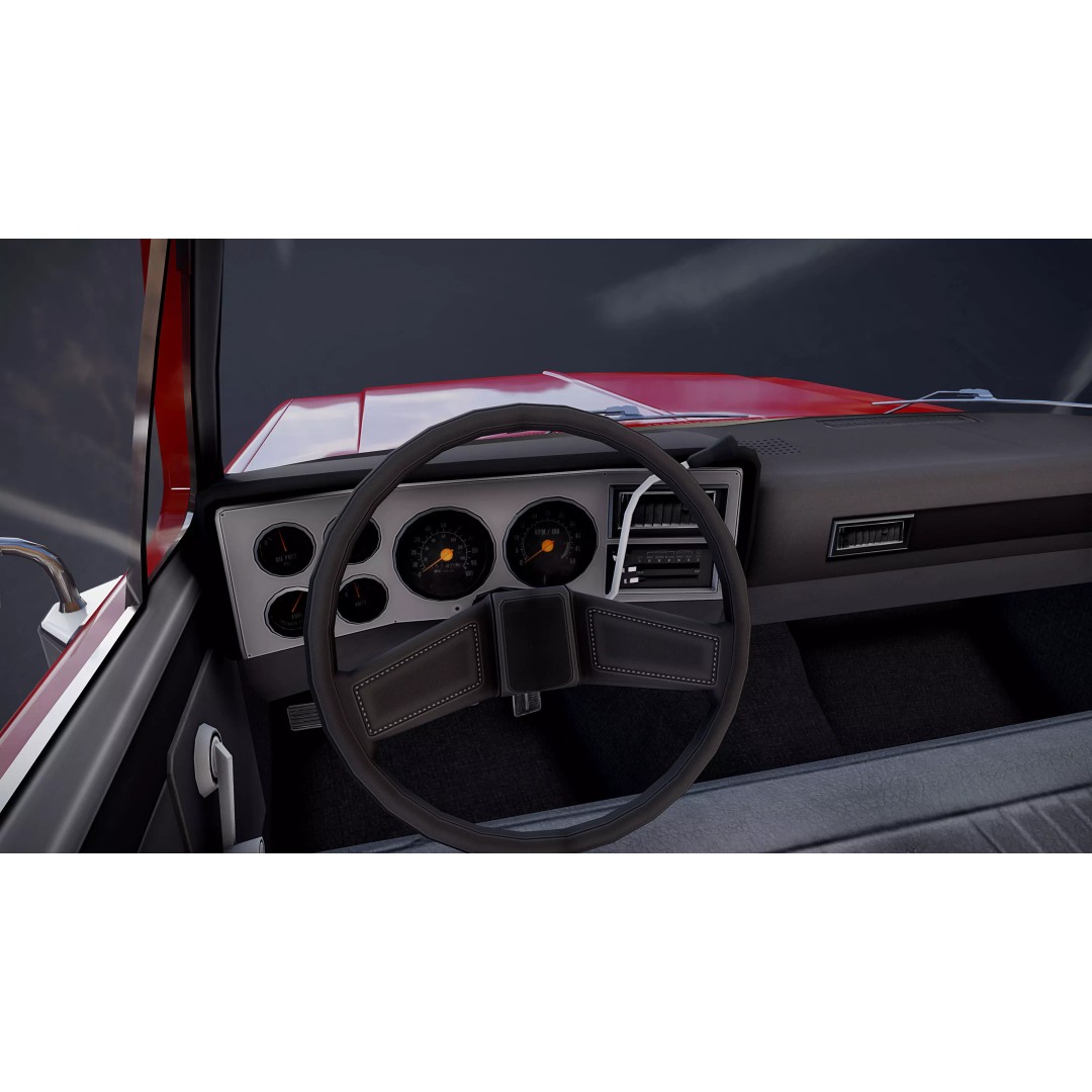 4x4 American Pickup Truck 3D Model – Low Poly Game Ready with PBR Textures - View 56