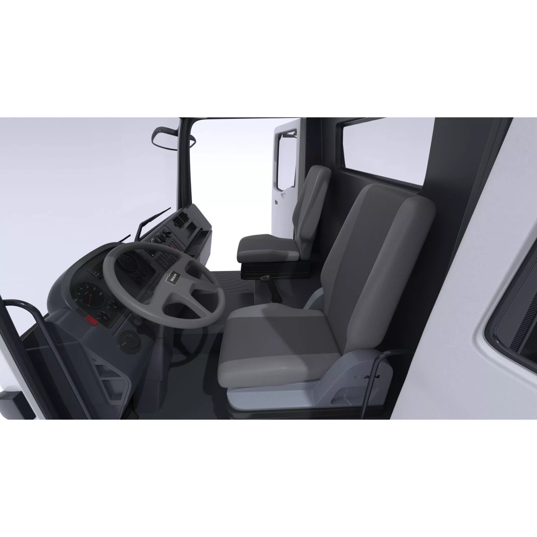 Ruthmann T330 Truck Mounted Aerial Work Platform 3D Model – High Poly PBR Asset, FBX, OBJ - View 6