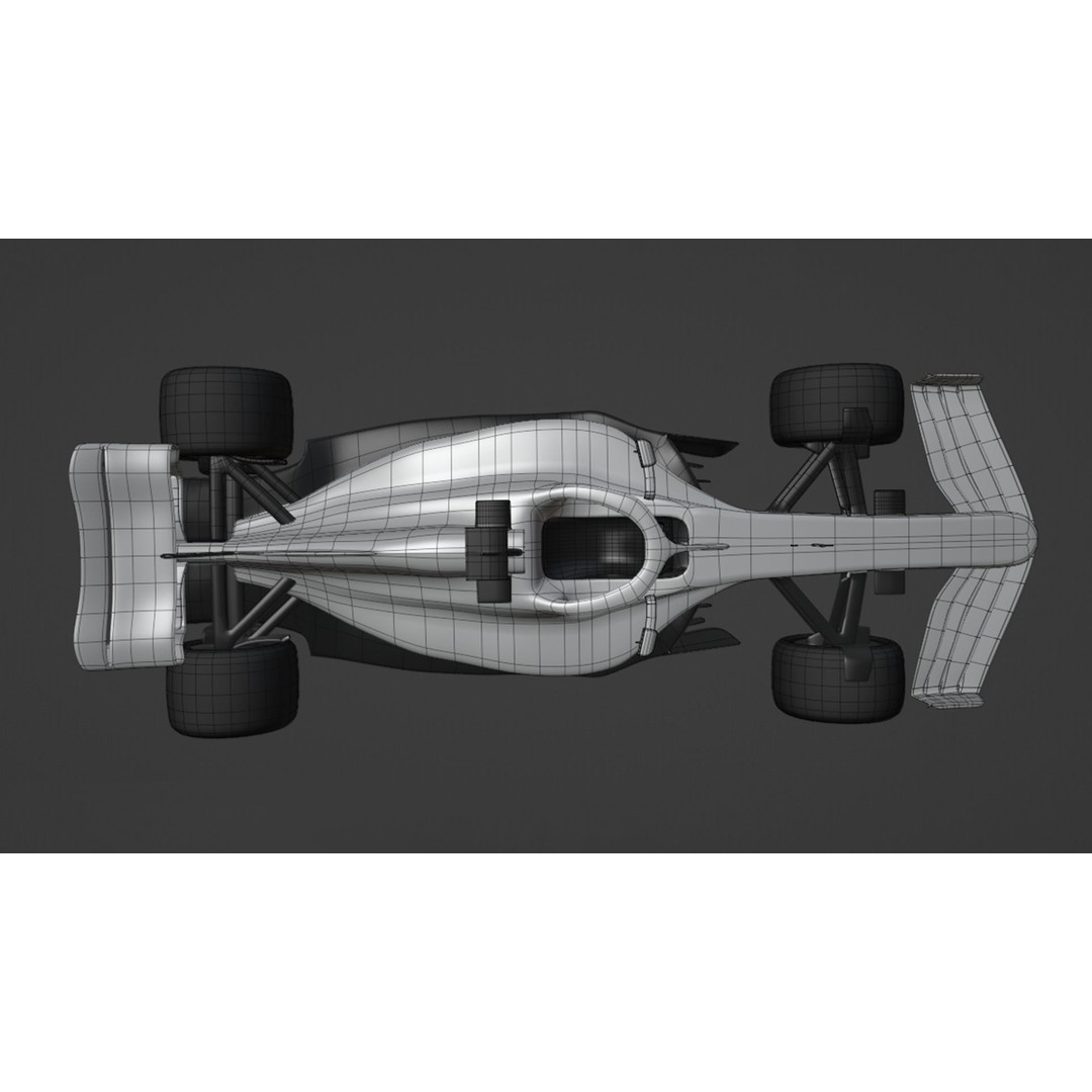 RedBull Formula 1 Car 3D Model – High Poly Game Asset, FBX - View 12