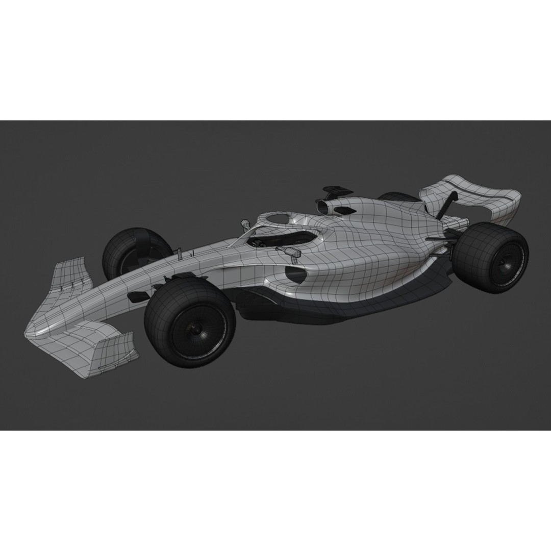 RedBull Formula 1 Car 3D Model – High Poly Game Asset, FBX - View 13
