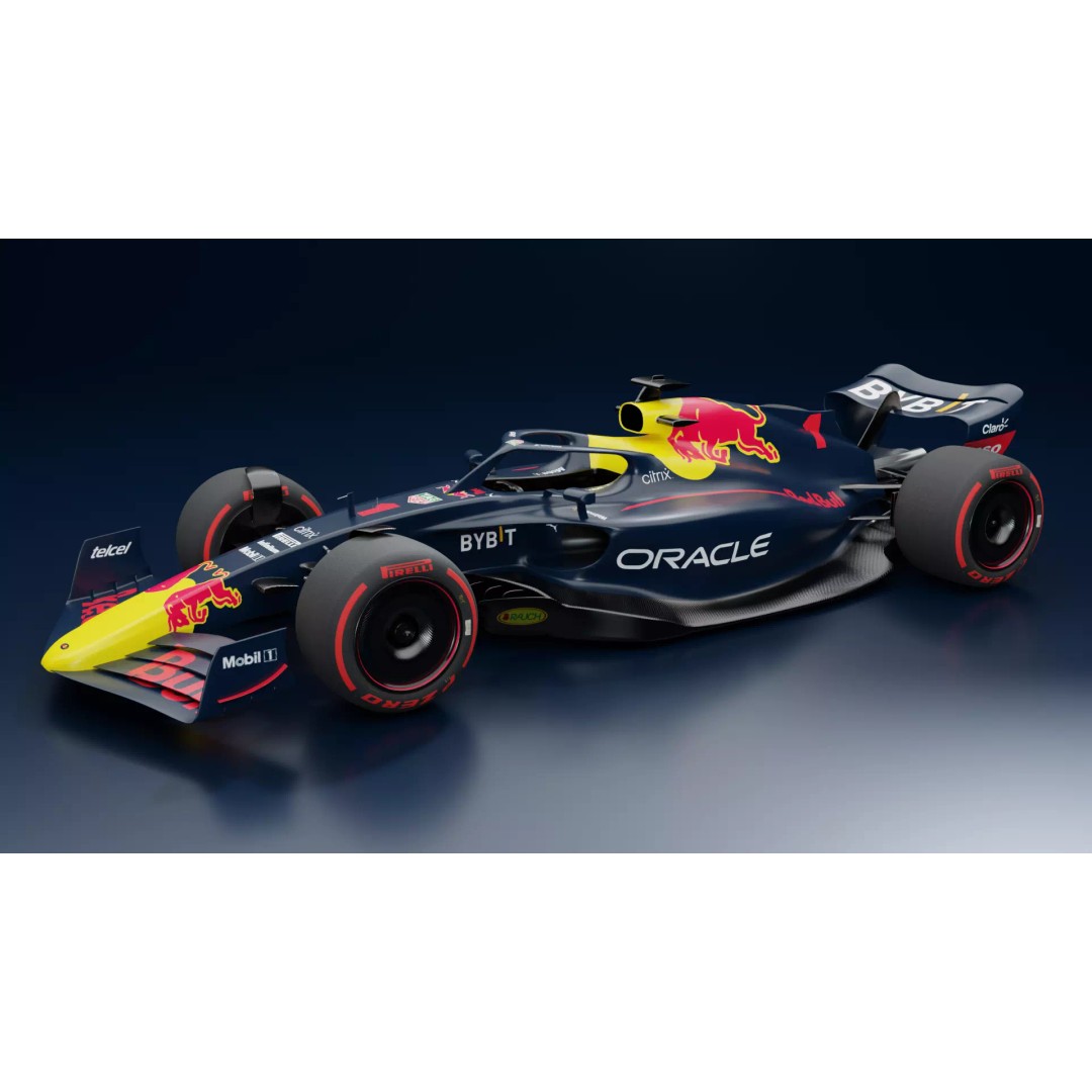 RedBull Formula 1 Car 3D Model – High Poly Game Asset, FBX - View 2