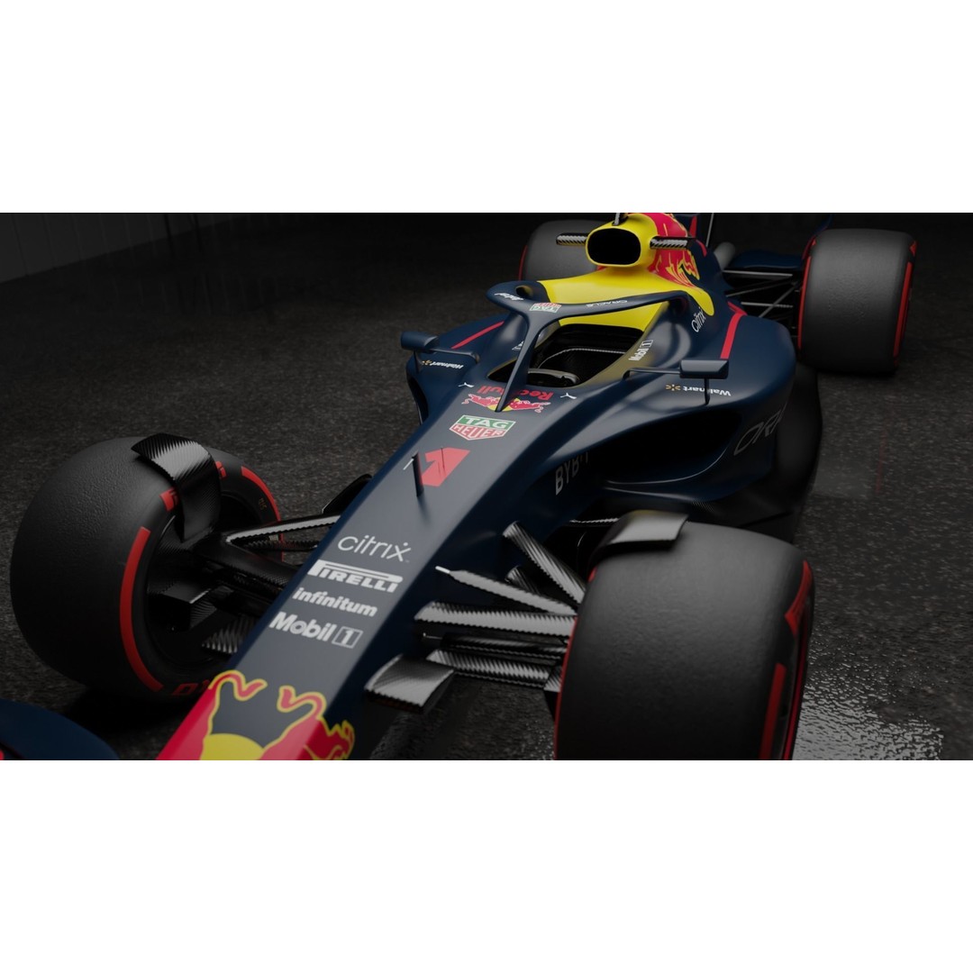 RedBull Formula 1 Car 3D Model – High Poly Game Asset, FBX - View 7