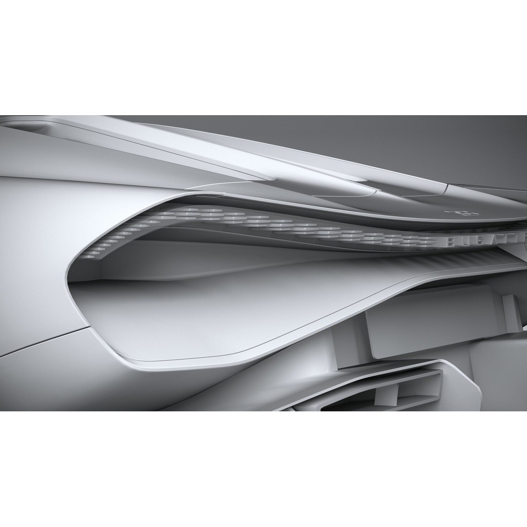 Bugatti Tourbillon 3D Model – Low Poly Game Asset, FBX, OBJ - View 26