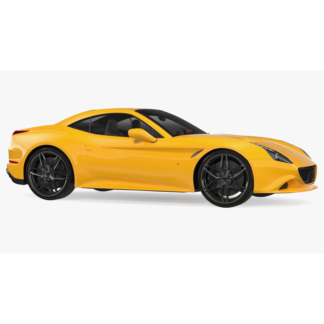Generic Sport Car 3D Model – High Quality PBR Asset, FBX, OBJ - View 10