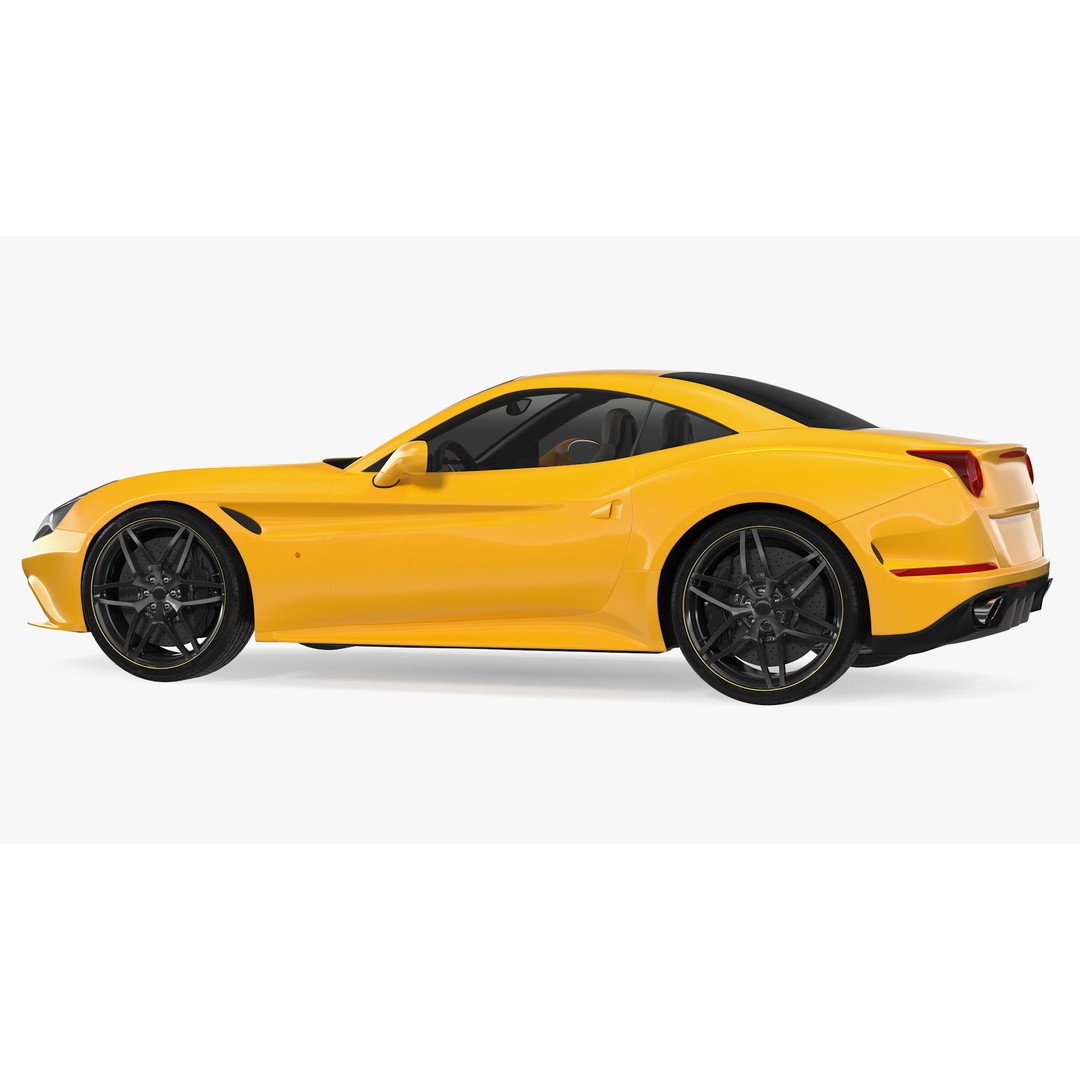 Generic Sport Car 3D Model – High Quality PBR Asset, FBX, OBJ - View 11