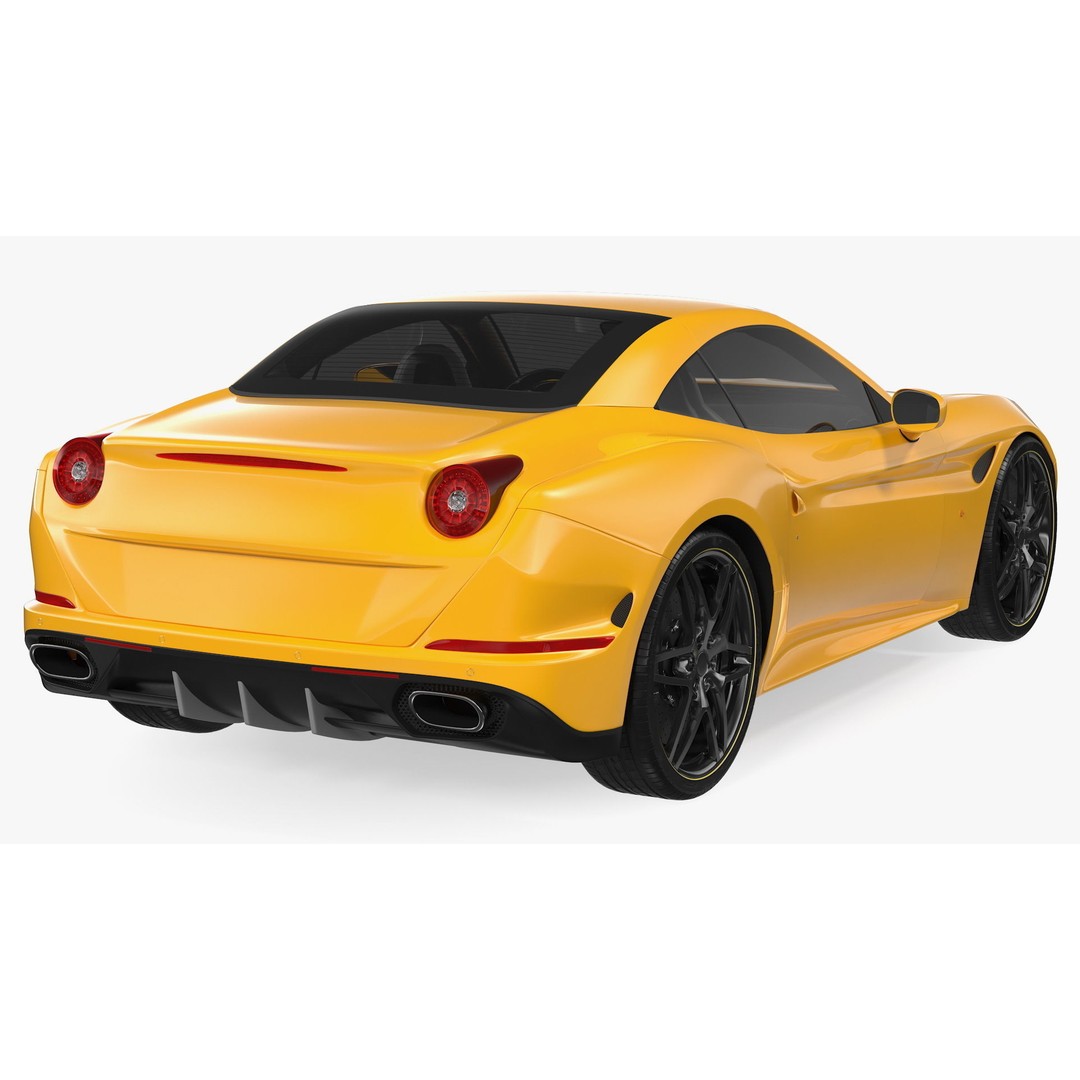 Generic Sport Car 3D Model – High Quality PBR Asset, FBX, OBJ - View 12