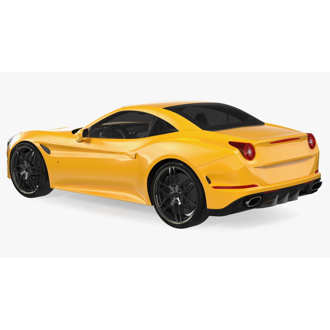 Generic Sport Car 3D Model – High Quality PBR Asset, FBX, OBJ - View 13