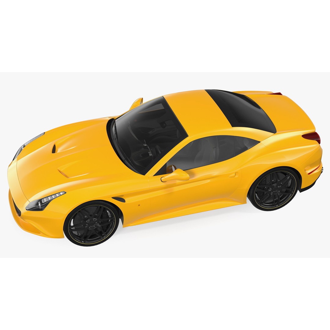 Generic Sport Car 3D Model – High Quality PBR Asset, FBX, OBJ - View 14