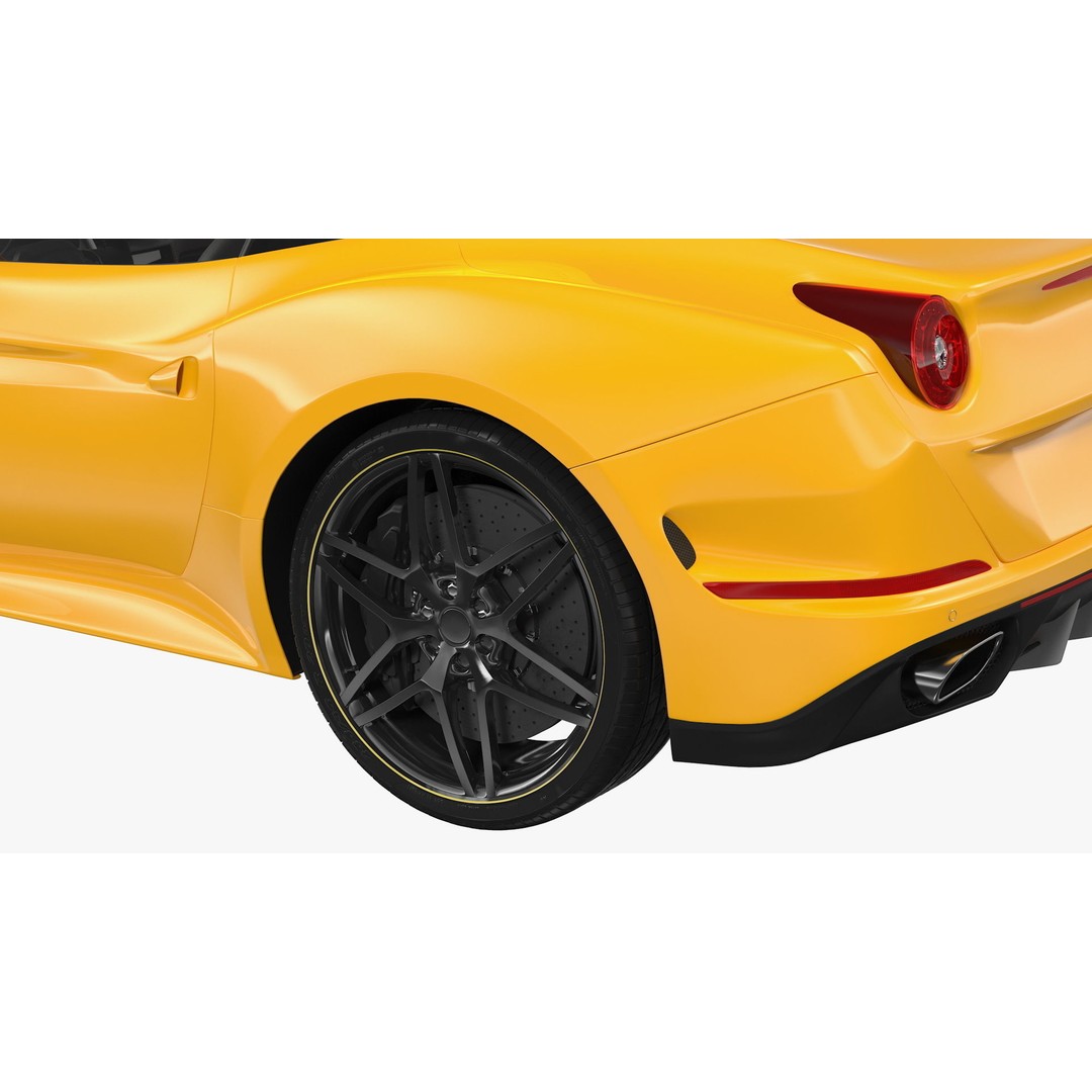 Generic Sport Car 3D Model – High Quality PBR Asset, FBX, OBJ - View 15