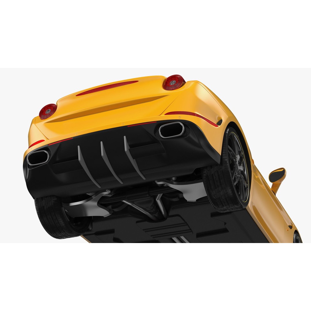 Generic Sport Car 3D Model – High Quality PBR Asset, FBX, OBJ - View 18