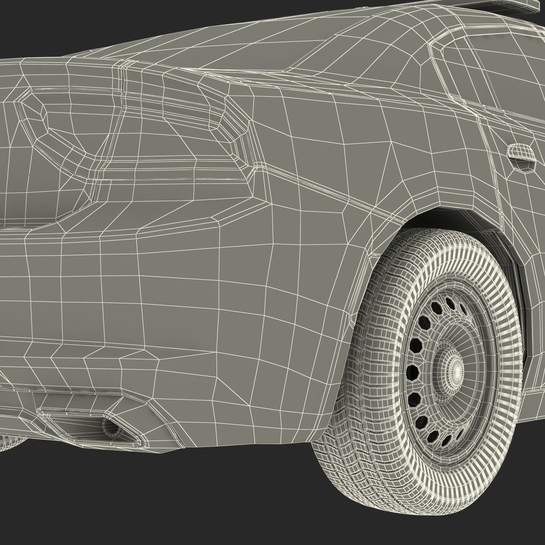 Generic Police Car 3D Model – High Quality Photoreal Asset, FBX, OBJ - View 69