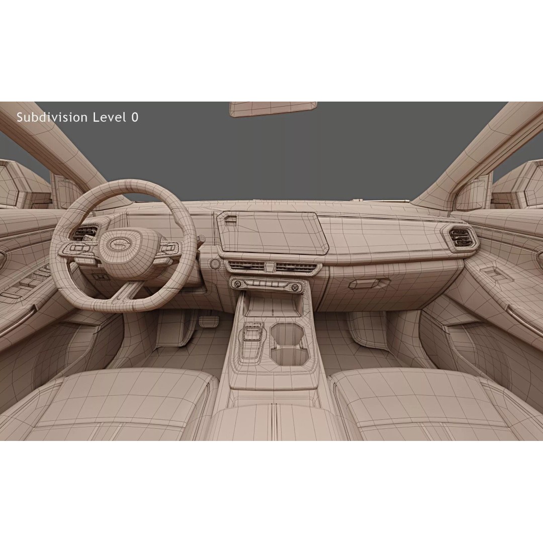 2025 GAC Emzoom GS3 3D Model – Photorealistic Game Asset, FBX, OBJ - View 35