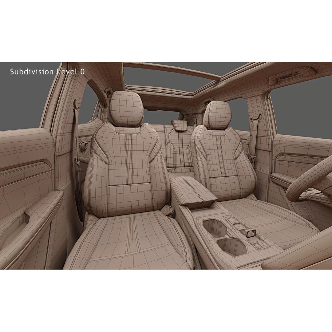 2025 GAC Emzoom GS3 3D Model – Photorealistic Game Asset, FBX, OBJ - View 38