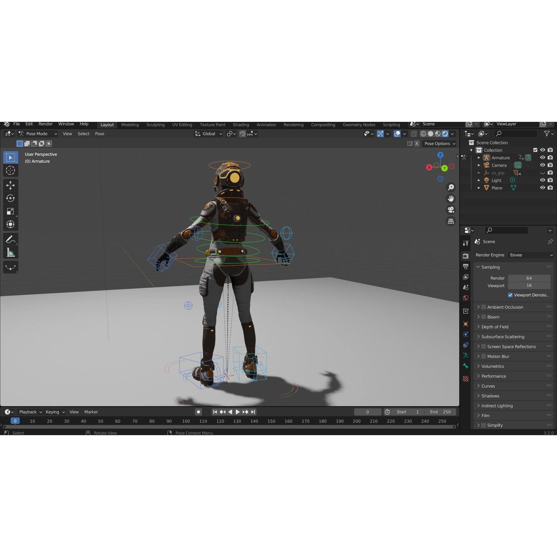 Mars Suit - Low-Poly Game-Ready 3D Model - View 11