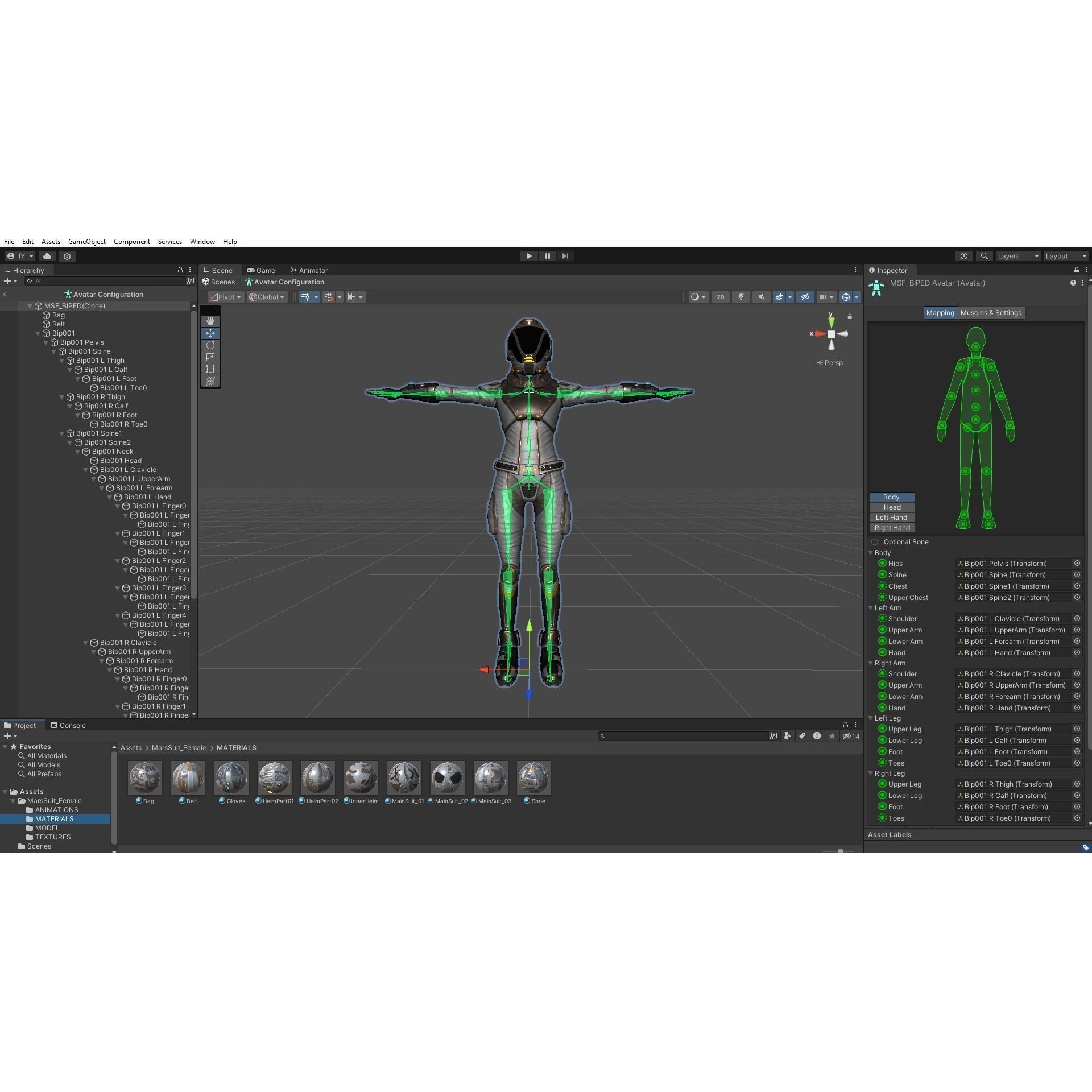Mars Suit - Low-Poly Game-Ready 3D Model - View 17