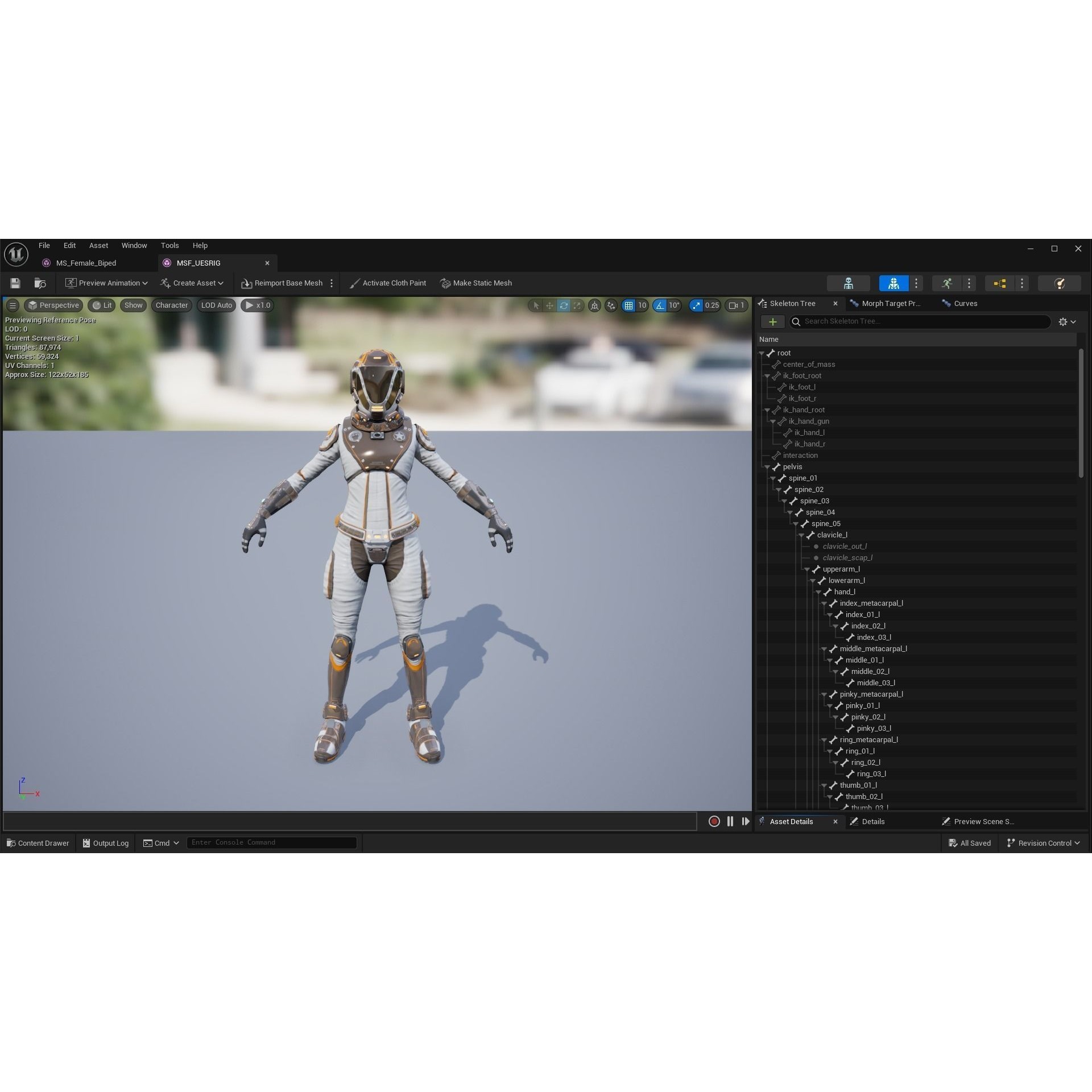 Mars Suit - Low-Poly Game-Ready 3D Model - View 23