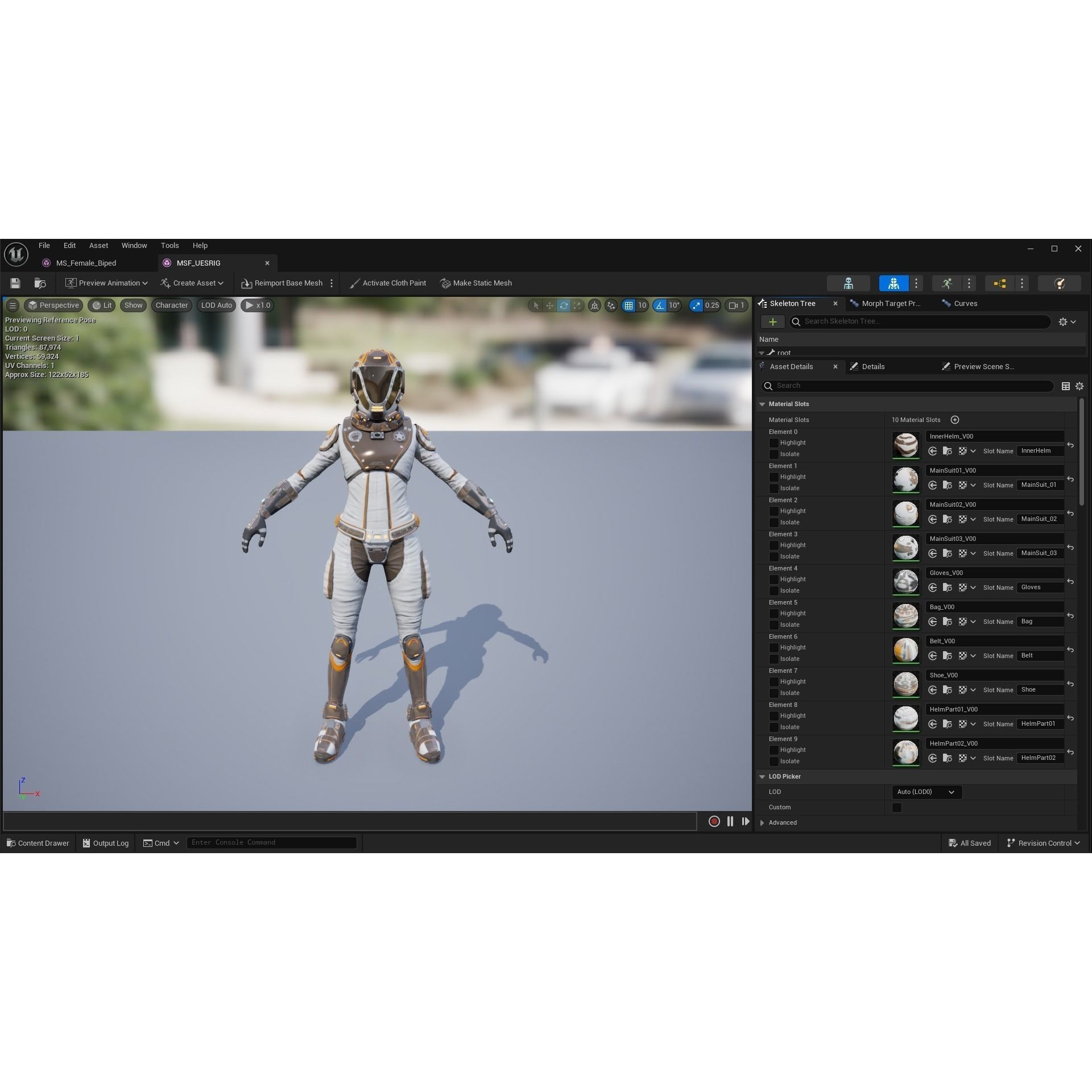 Mars Suit - Low-Poly Game-Ready 3D Model - View 24