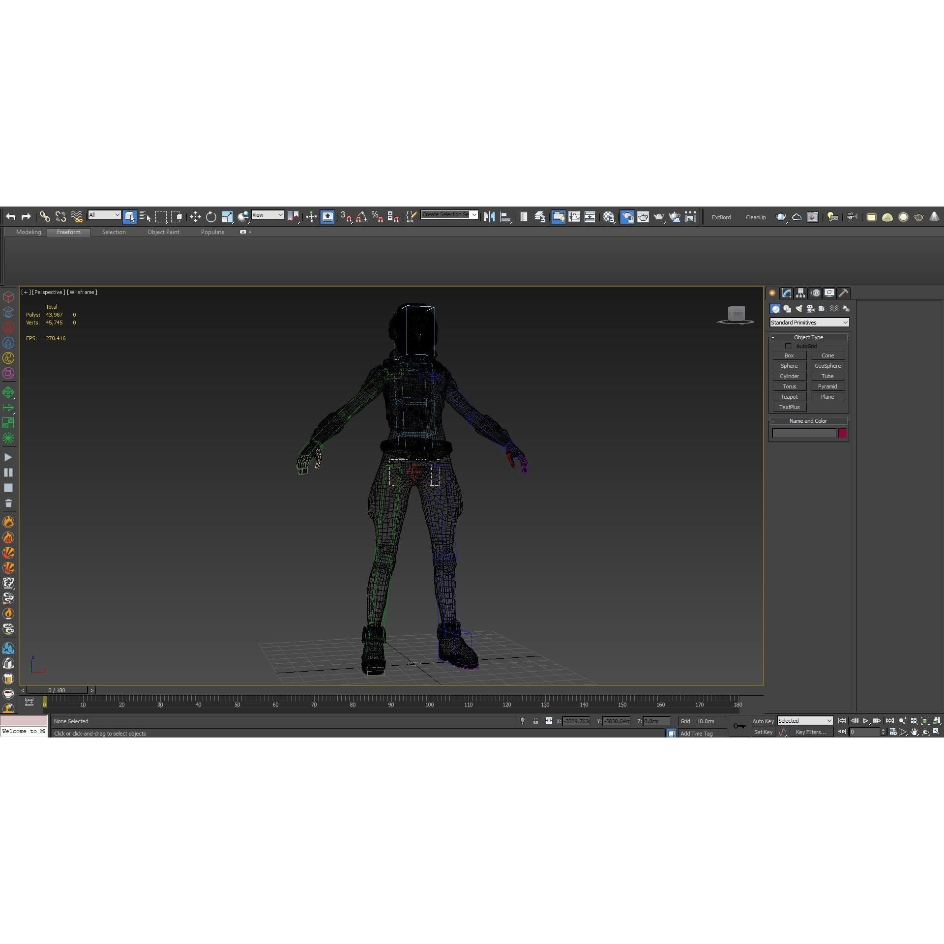 Mars Suit - Low-Poly Game-Ready 3D Model - View 7
