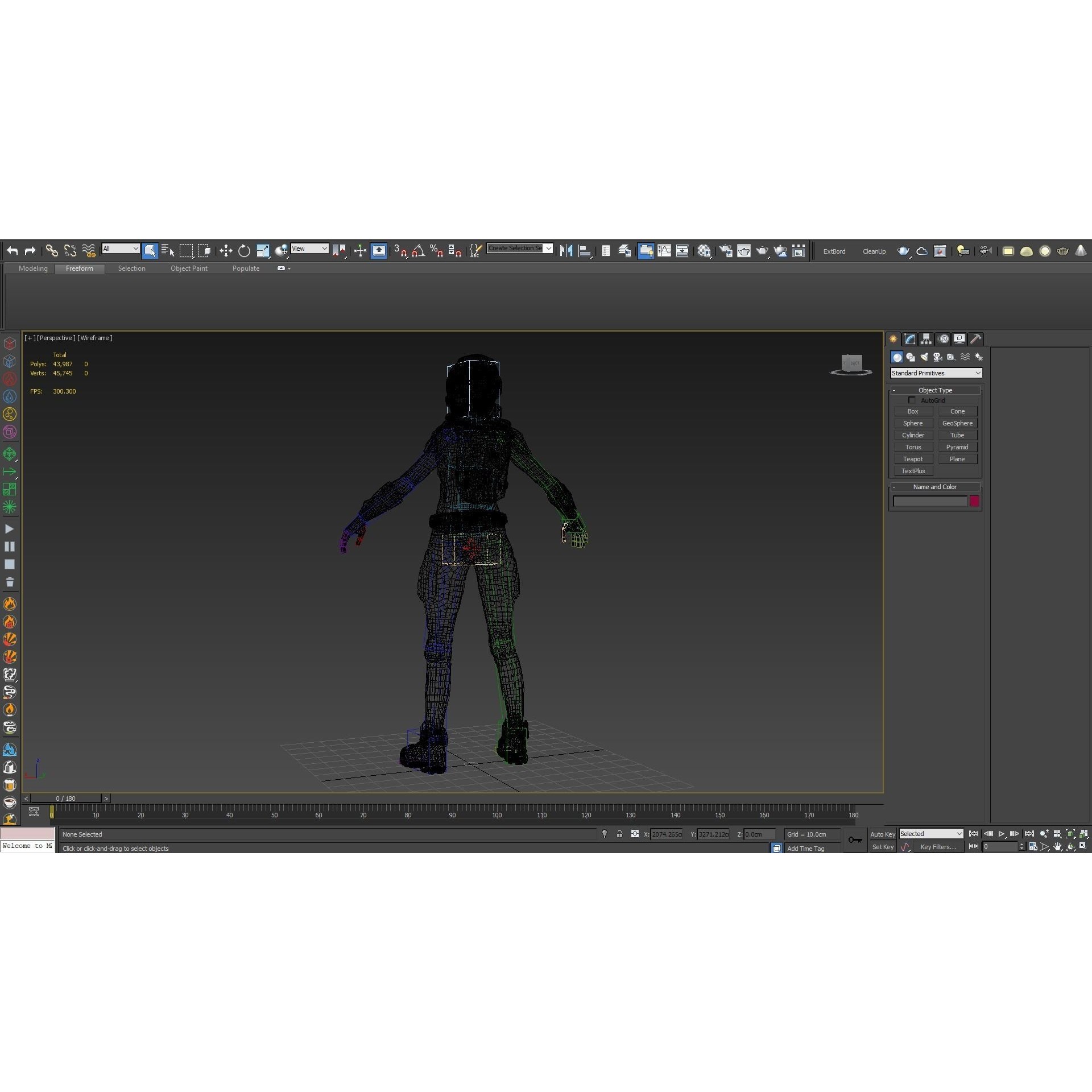 Mars Suit - Low-Poly Game-Ready 3D Model - View 9