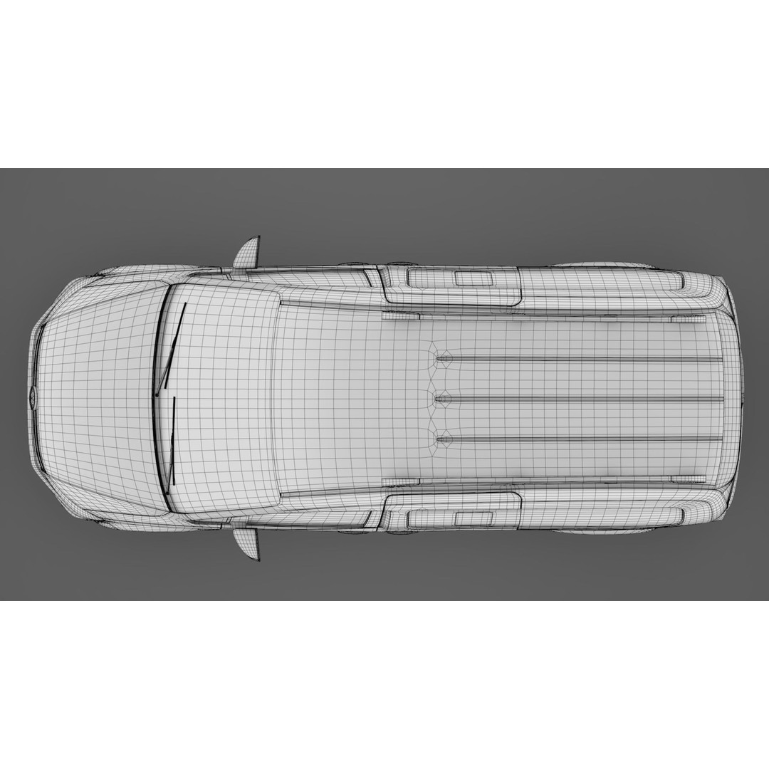 Volkswagen Caddy Maxi 2018 3D Model – High Poly Vehicle, FBX, OBJ - View 19
