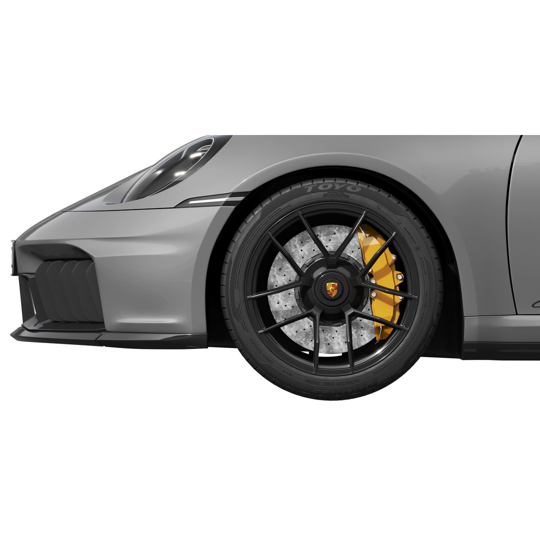 Porsche 911 Carrera GTS 2025 3D Model – High Poly Game Asset, FBX, OBJ - View 12