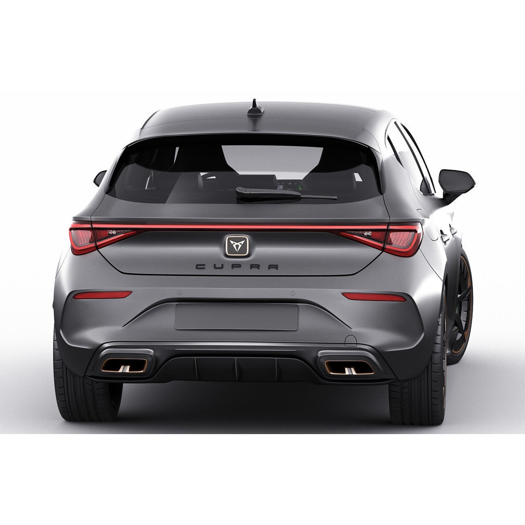 Cupra Leon 2021 3D Model – Detailed Sport Hatchback, FBX, OBJ - View 15