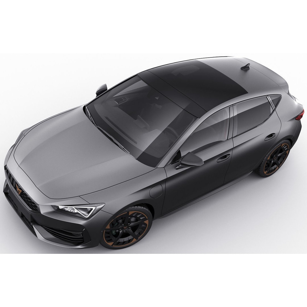 Cupra Leon 2021 3D Model – Detailed Sport Hatchback, FBX, OBJ - View 9