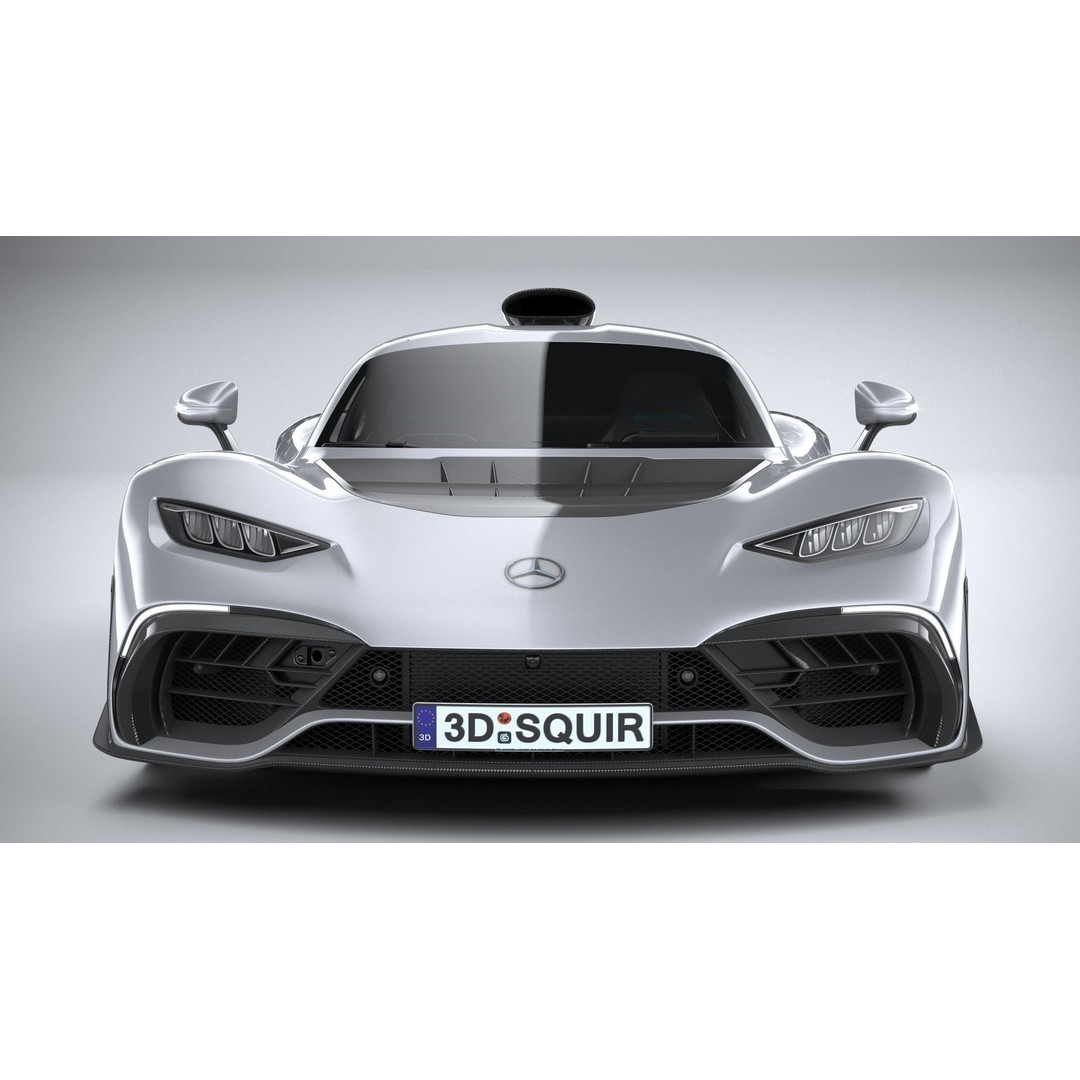 Mercedes-Benz AMG ONE 3D Model – High Poly Racing Car, FBX, OBJ - View 15