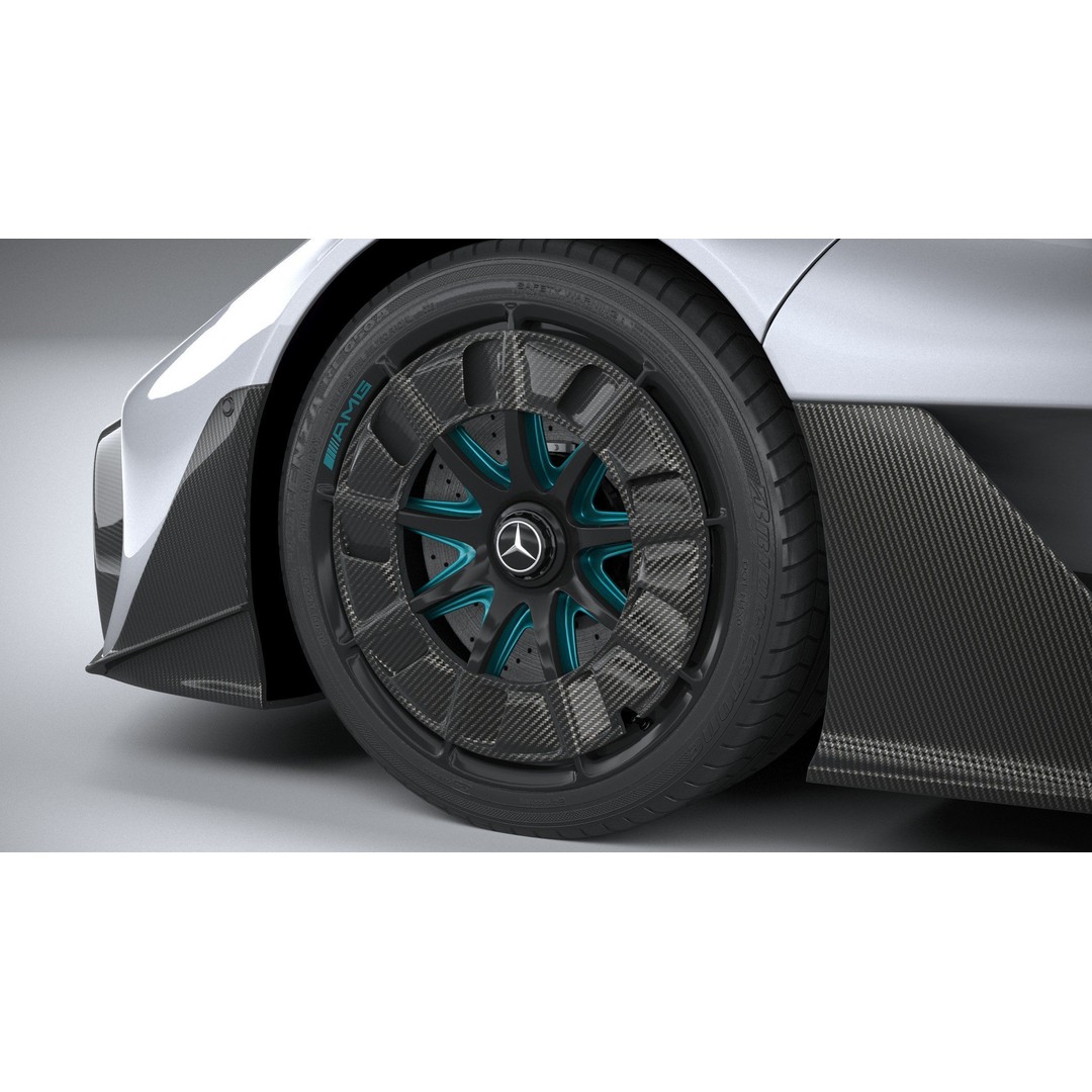 Mercedes-Benz AMG ONE 3D Model – High Poly Racing Car, FBX, OBJ - View 18