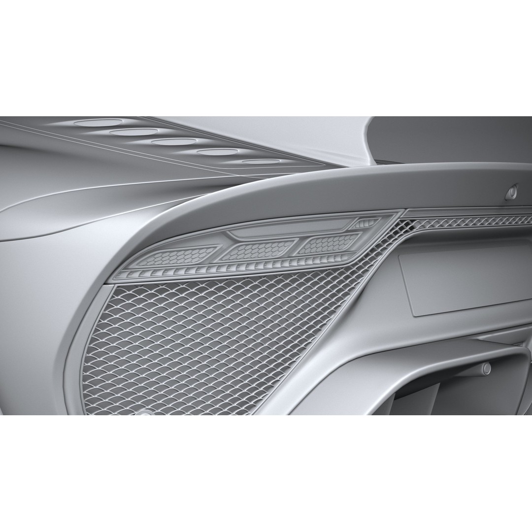 Mercedes-Benz AMG ONE 3D Model – High Poly Racing Car, FBX, OBJ - View 26