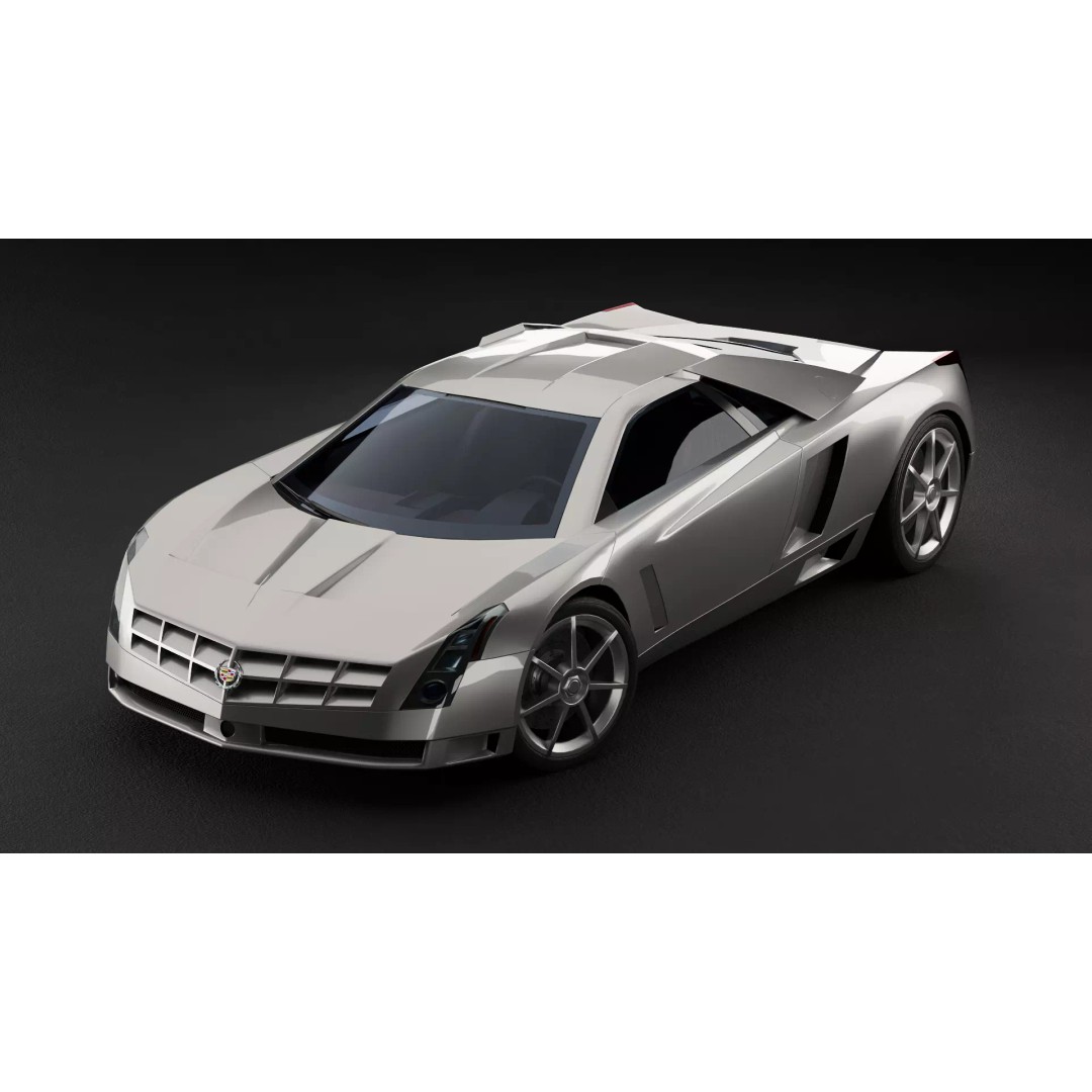 Cadillac Cien 3D Model – High Poly Concept Car for Animation, Blender - View 2