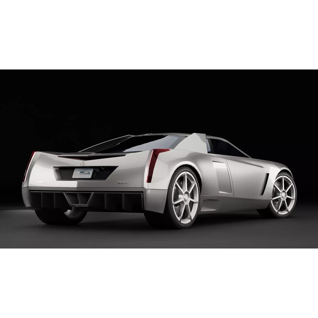 Cadillac Cien 3D Model – High Poly Concept Car for Animation, Blender - View 5