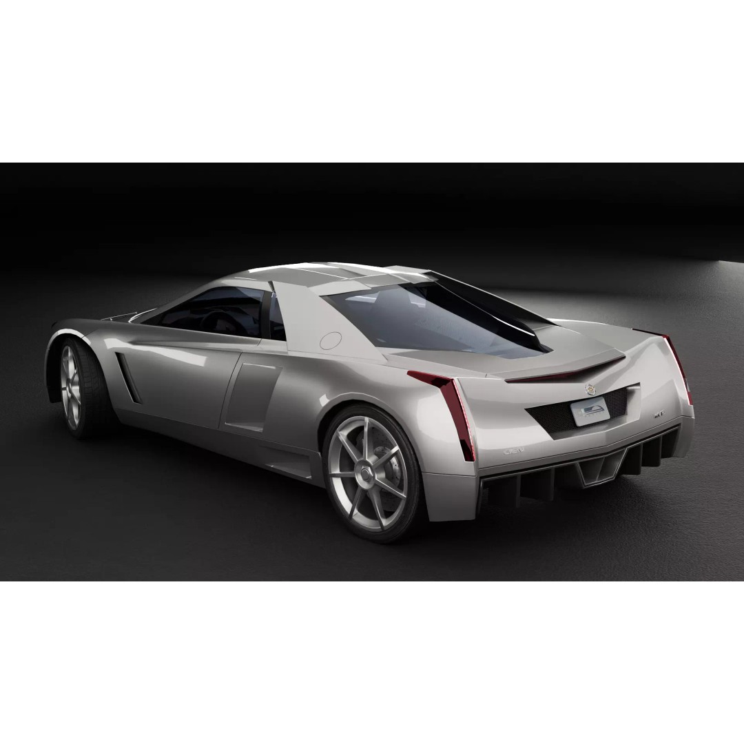 Cadillac Cien 3D Model – High Poly Concept Car for Animation, Blender - View 6