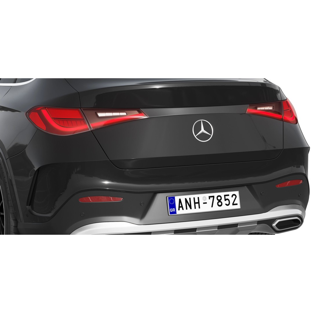 Mercedes-Benz GLC Coupe 2023 3D Model – High Poly SUV Asset, FBX - View 13