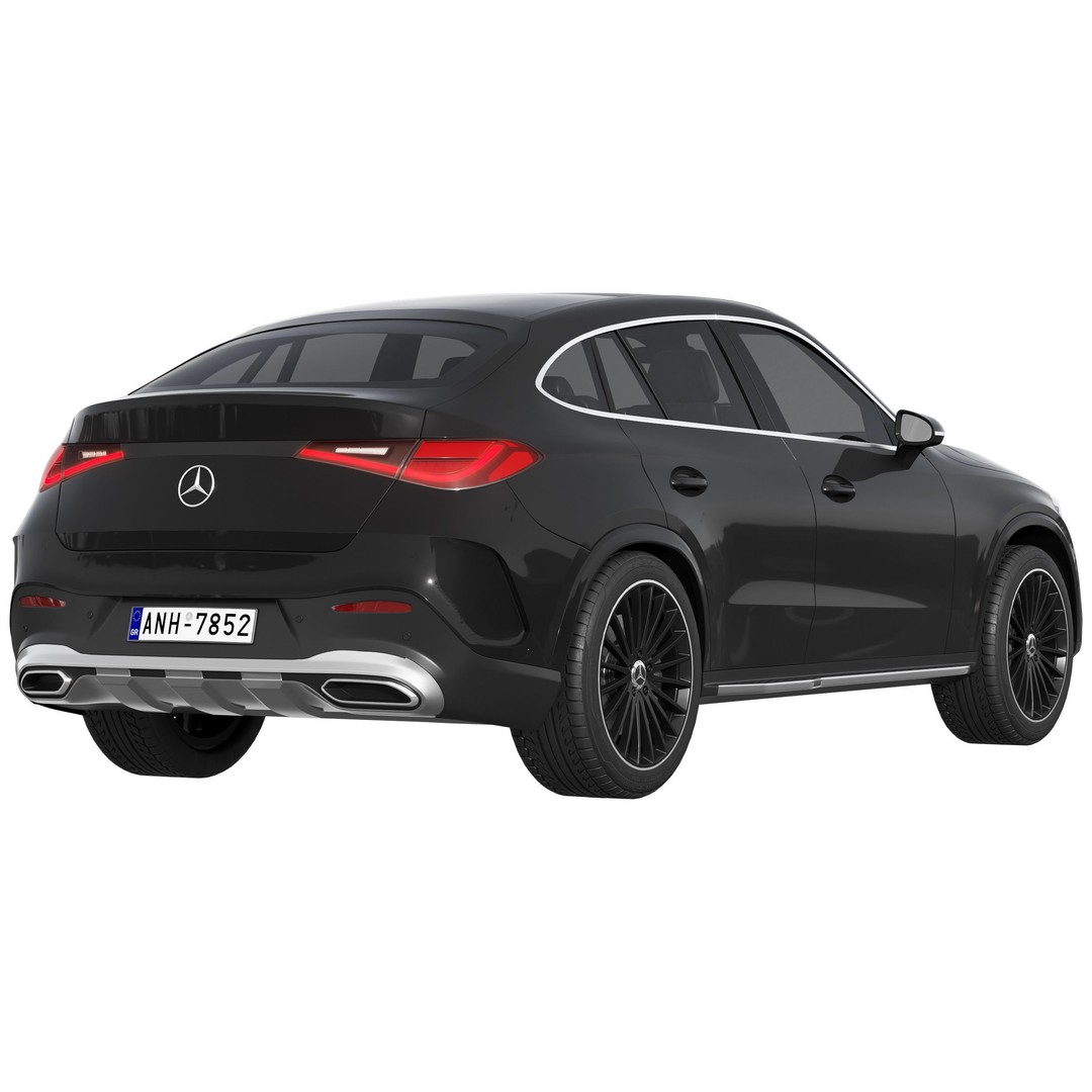 Mercedes-Benz GLC Coupe 2023 3D Model – High Poly SUV Asset, FBX - View 5