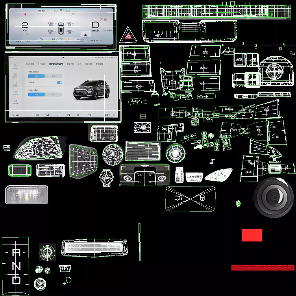 BYD Sealion 5 DM-i 3D Model – Compact Plug-In Hybrid SUV, FBX, Blender