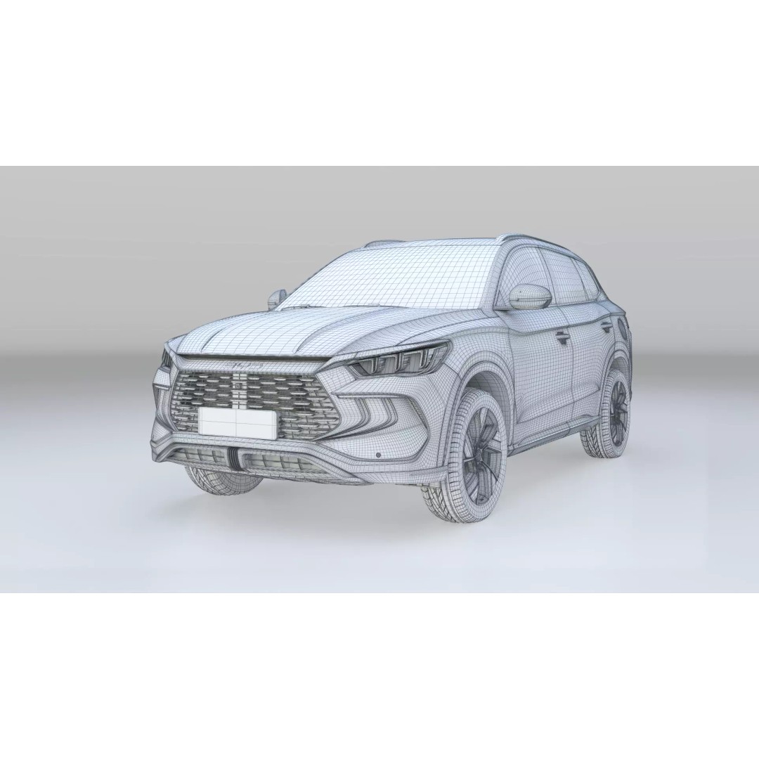 BYD Sealion 5 DM-i 3D Model – Compact Plug-In Hybrid SUV, FBX, Blender - View 16