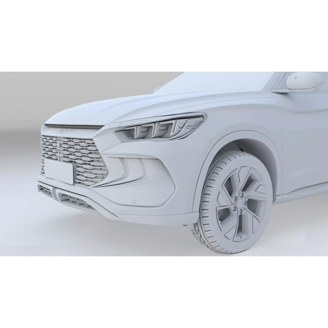 BYD Sealion 5 DM-i 3D Model – Compact Plug-In Hybrid SUV, FBX, Blender - View 19