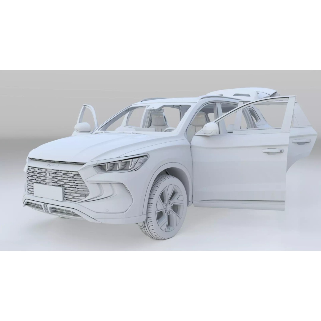 BYD Sealion 5 DM-i 3D Model – Compact Plug-In Hybrid SUV, FBX, Blender - View 22
