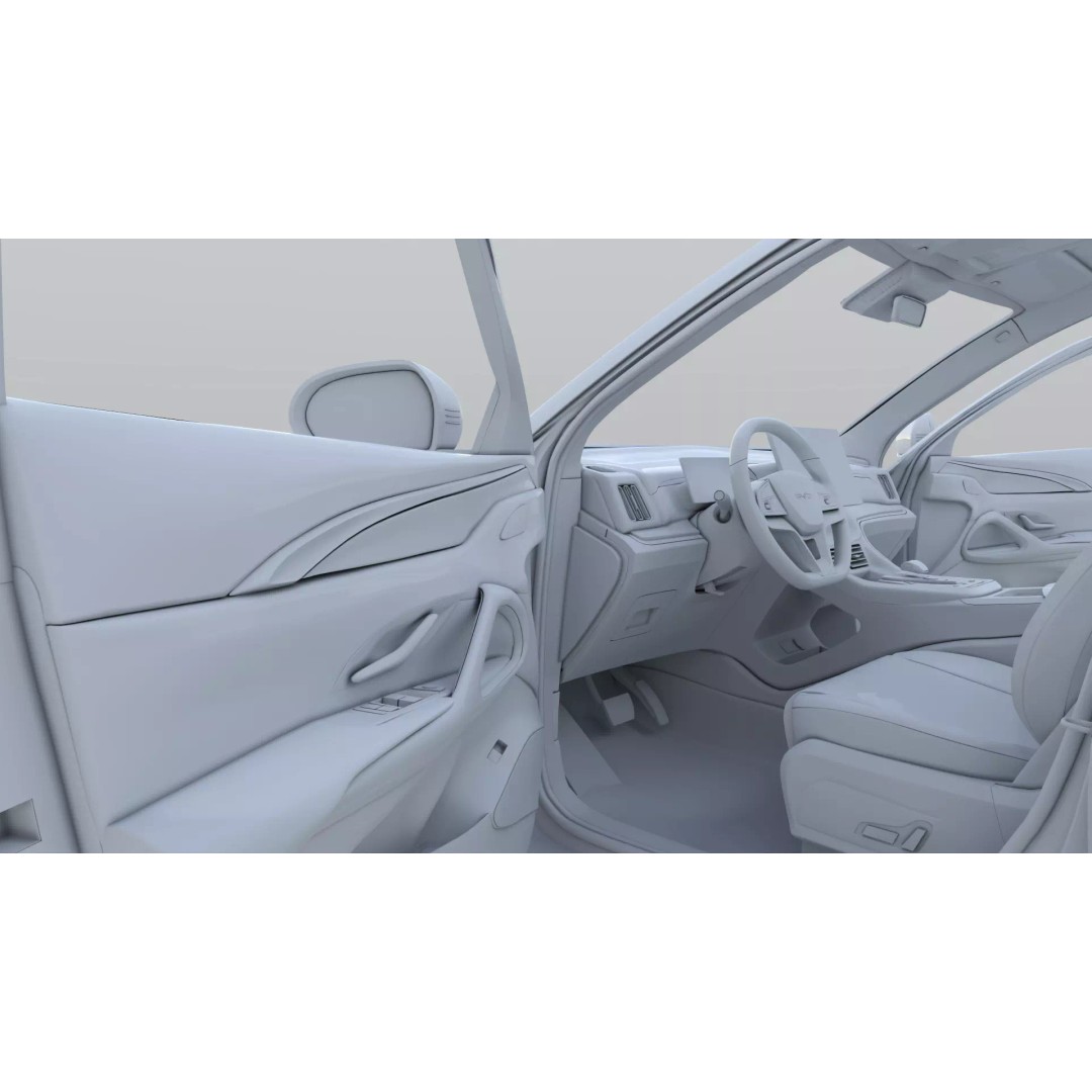 BYD Sealion 5 DM-i 3D Model – Compact Plug-In Hybrid SUV, FBX, Blender - View 24