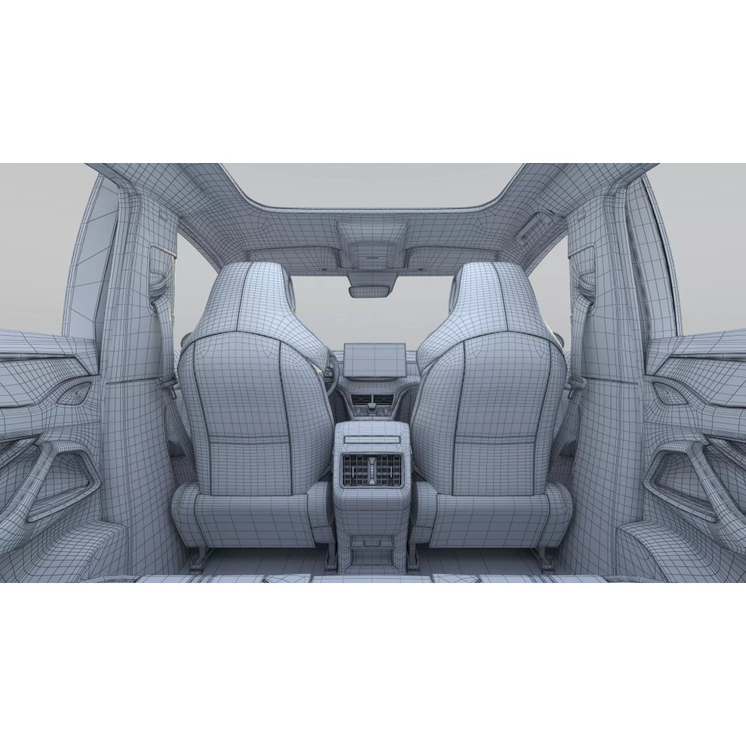 BYD Sealion 5 DM-i 3D Model – Compact Plug-In Hybrid SUV, FBX, Blender - View 29