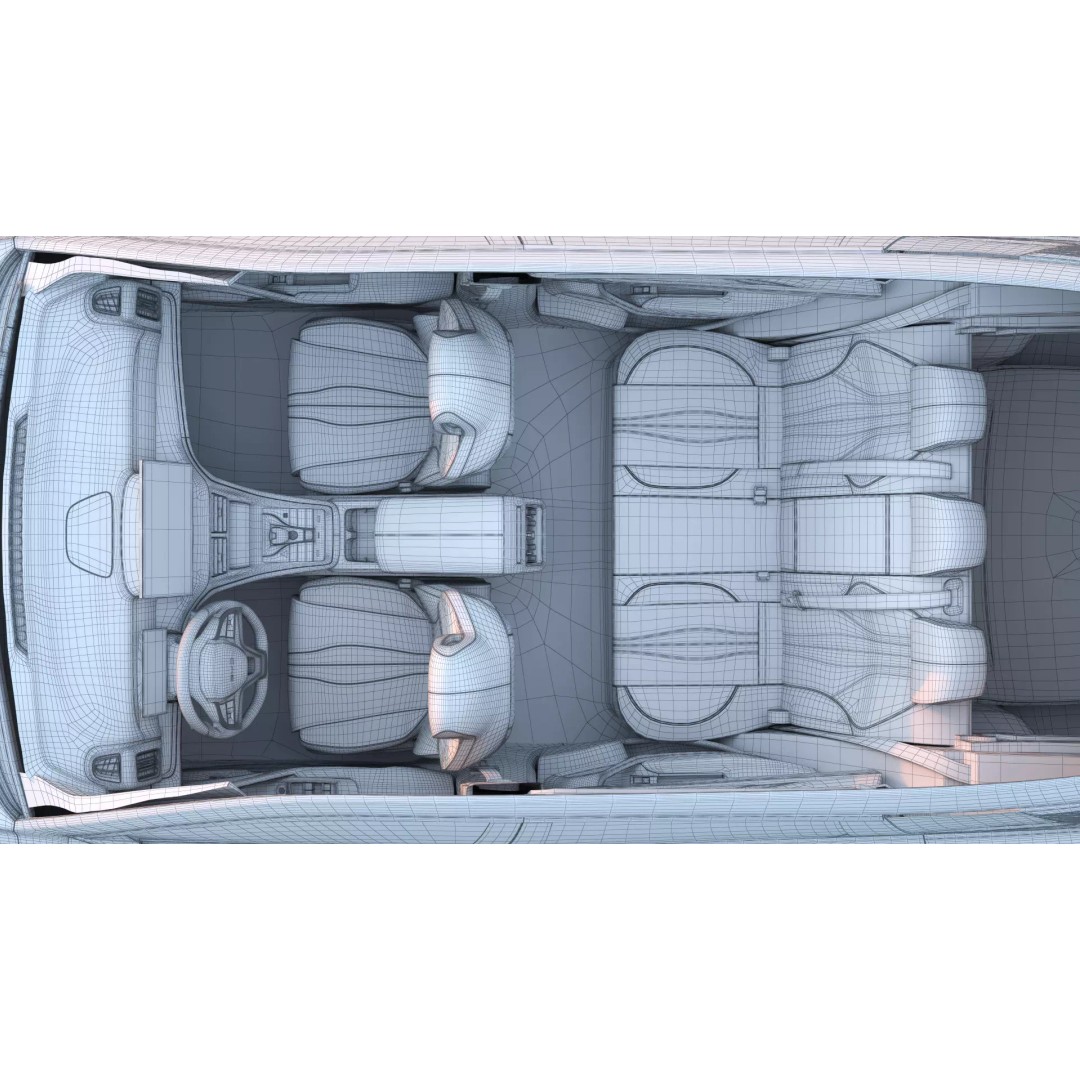 BYD Sealion 5 DM-i 3D Model – Compact Plug-In Hybrid SUV, FBX, Blender - View 31