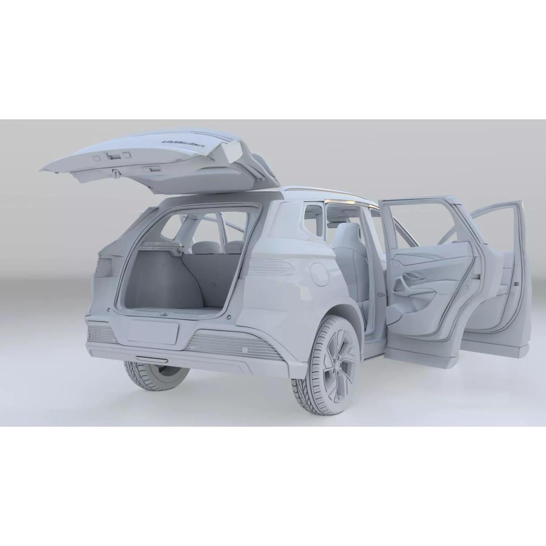 BYD Sealion 5 DM-i 3D Model – Compact Plug-In Hybrid SUV, FBX, Blender - View 32