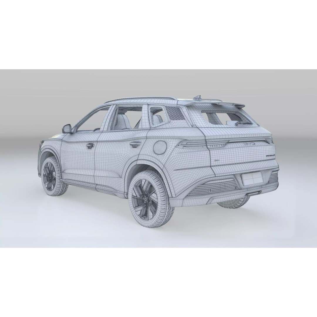 BYD Sealion 5 DM-i 3D Model – Compact Plug-In Hybrid SUV, FBX, Blender - View 35