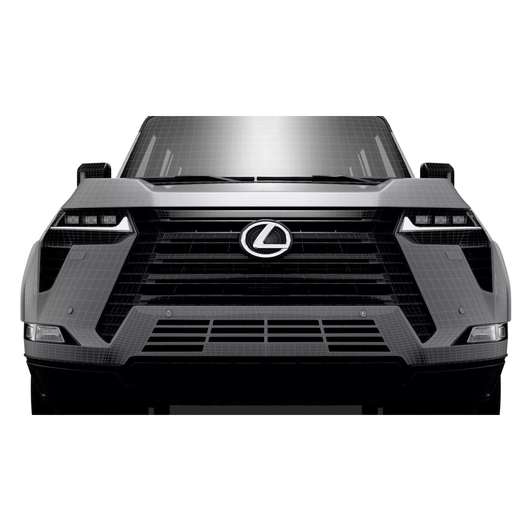 Lexus GX 550 Luxury 2025 3D Model – High Poly Game Asset, FBX, OBJ - View 20