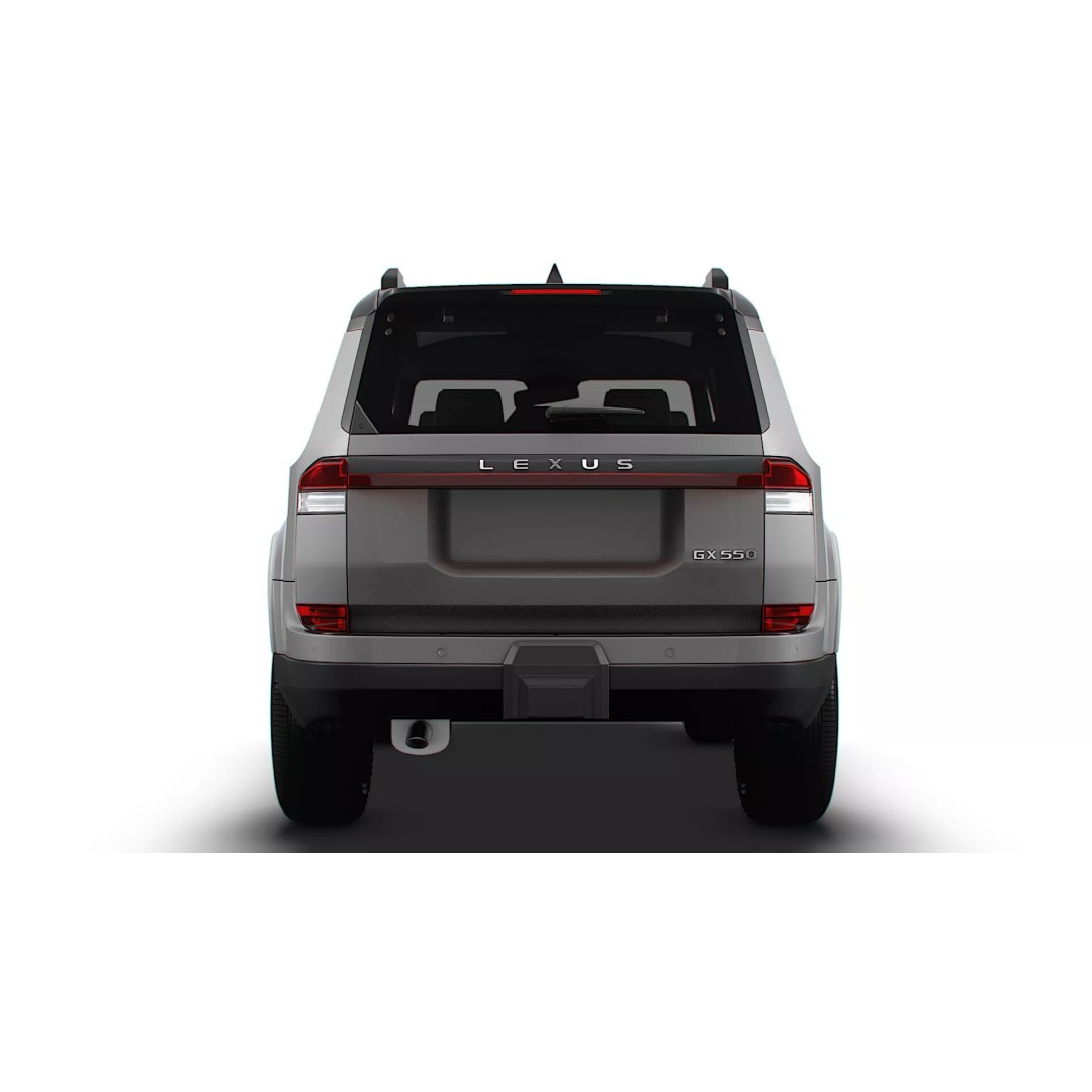 Lexus GX 550 Luxury 2025 3D Model – High Poly Game Asset, FBX, OBJ - View 9