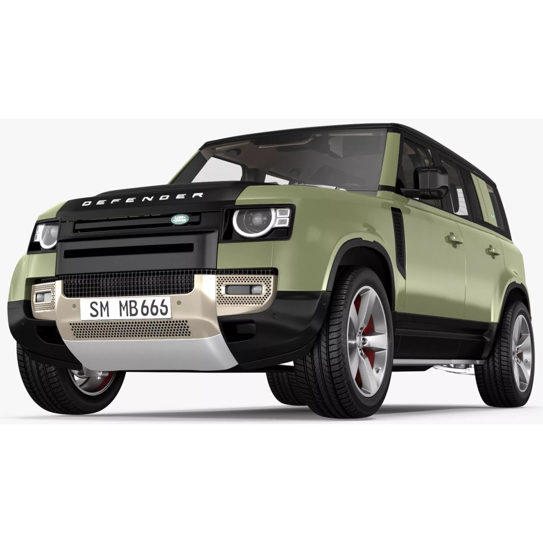 Land Rover Defender Country Pack 3D Model – High Poly Off-Road Vehicle, FBX - View 14