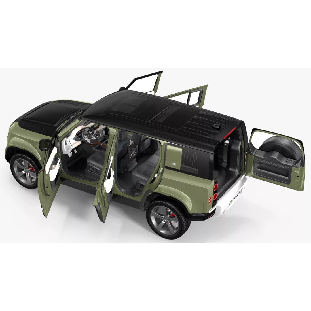Land Rover Defender Country Pack 3D Model – High Poly Off-Road Vehicle, FBX - View 16