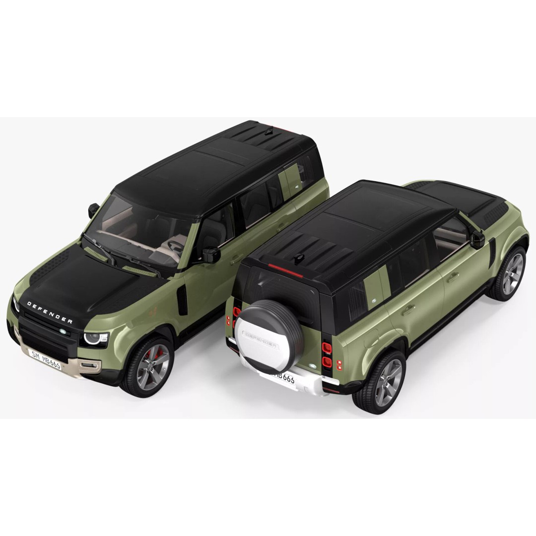Land Rover Defender Country Pack 3D Model – High Poly Off-Road Vehicle, FBX - View 17