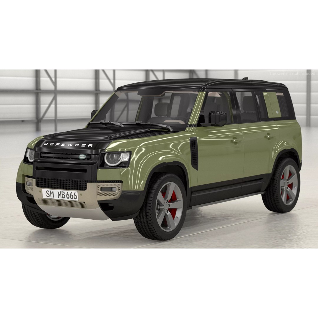 Land Rover Defender Country Pack 3D Model – High Poly Off-Road Vehicle, FBX - View 2